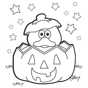 Duck pumpkin halloween coloring page free coloring page template printing printable halloweâ halloween coloring halloween coloring pages pumpkin coloring pages