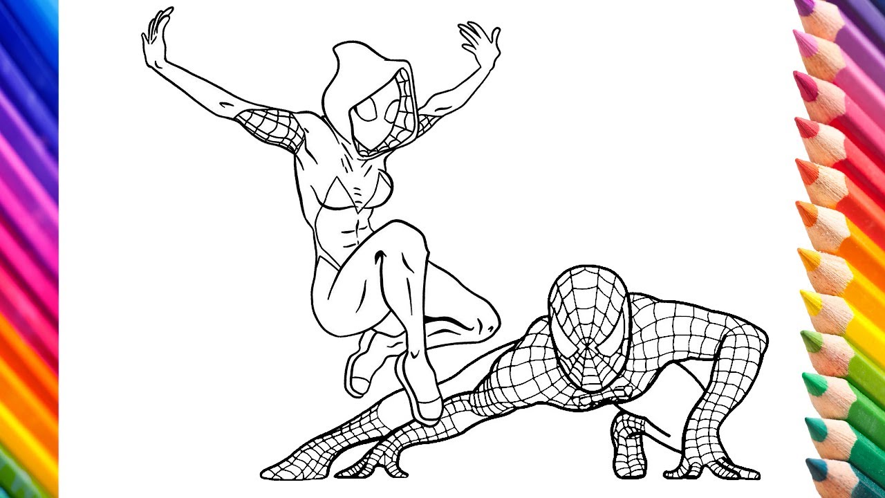 Spiderman coloring pages