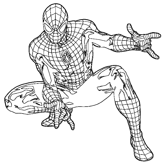 Spiderman coloring pages printable for free download