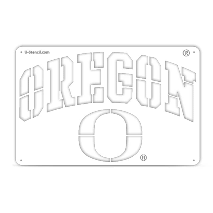 Oregon ducks tailgater stencil