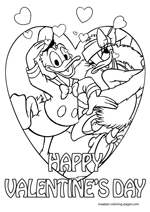 New valentines day coloring pages for kids