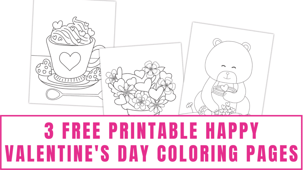 Free printable heart coloring pages for adults and kids