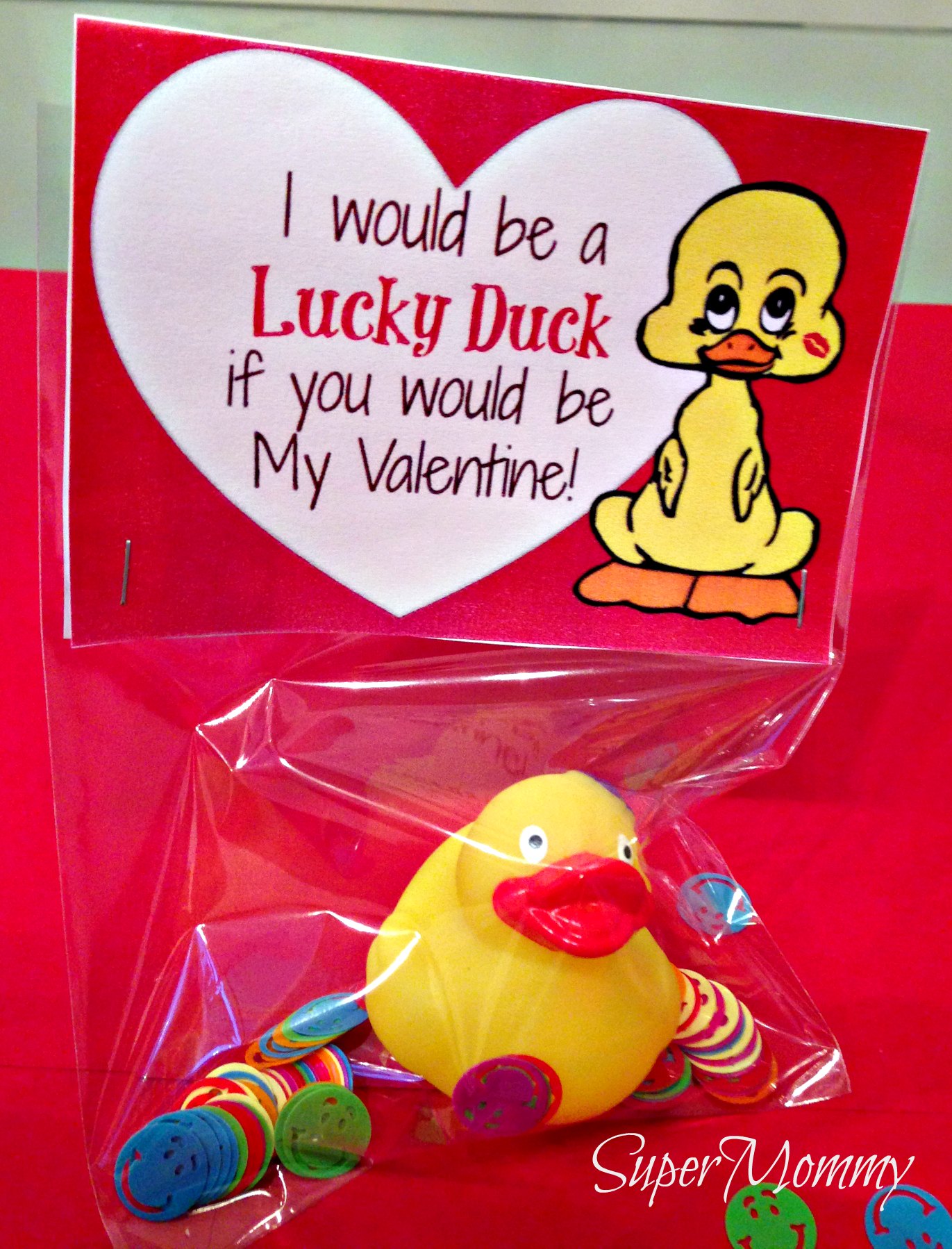 Lucky duck valentines day cards free printable