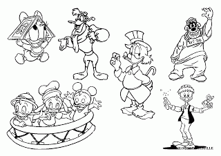 Ducktales coloring pages