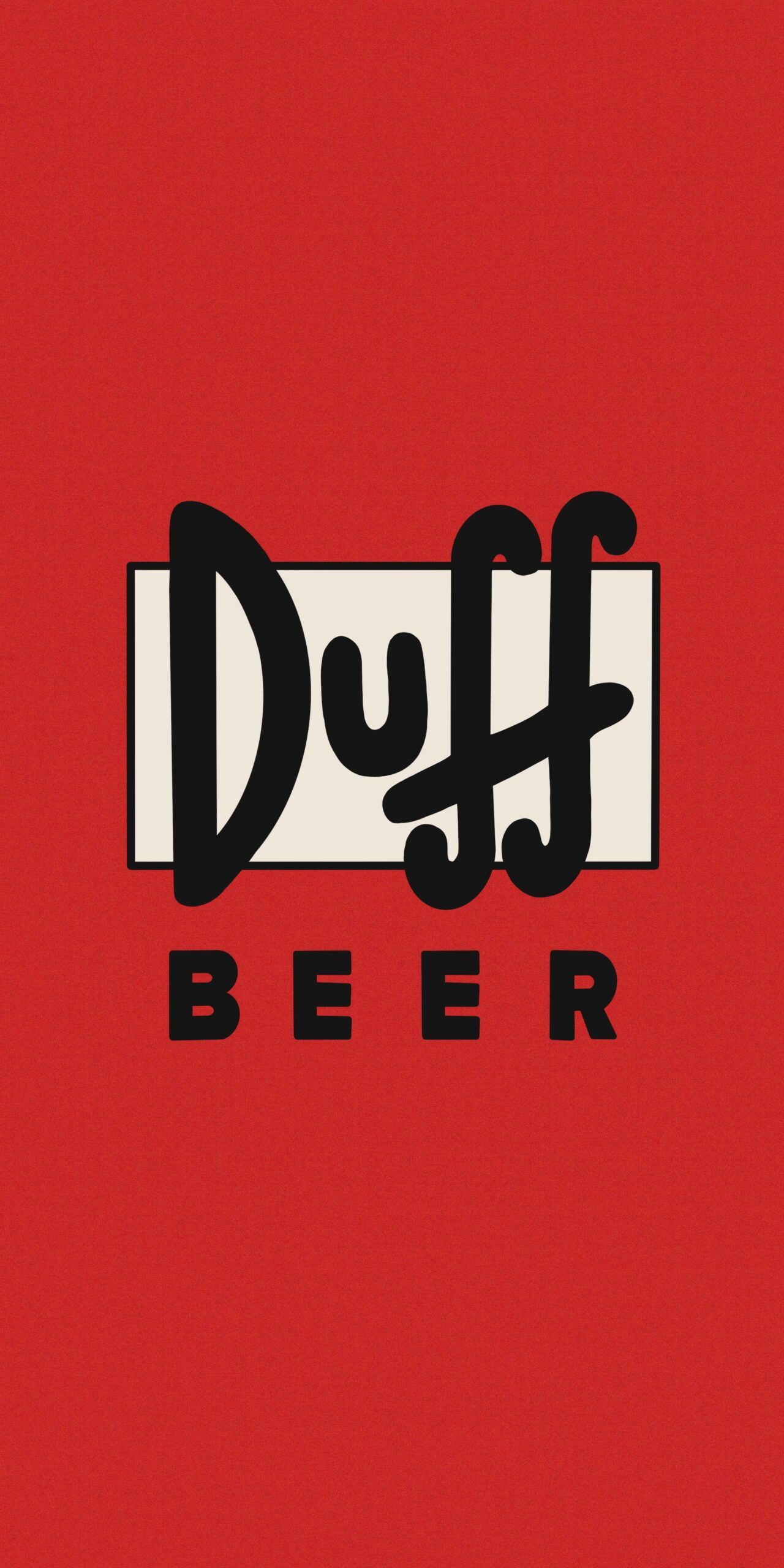 Cool phone wallpapers with duff beer logo