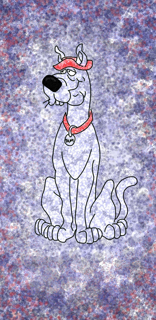 I made a phone wallpaper of scooby