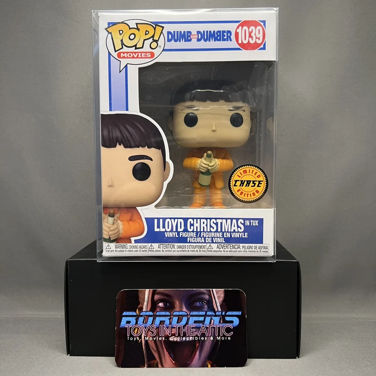 Funko pop dumb and dumber lloyd christmas chase figure with pop protector