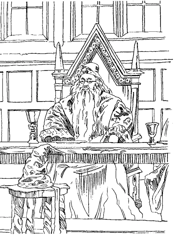 Ðï harry potter dumbledore sitting