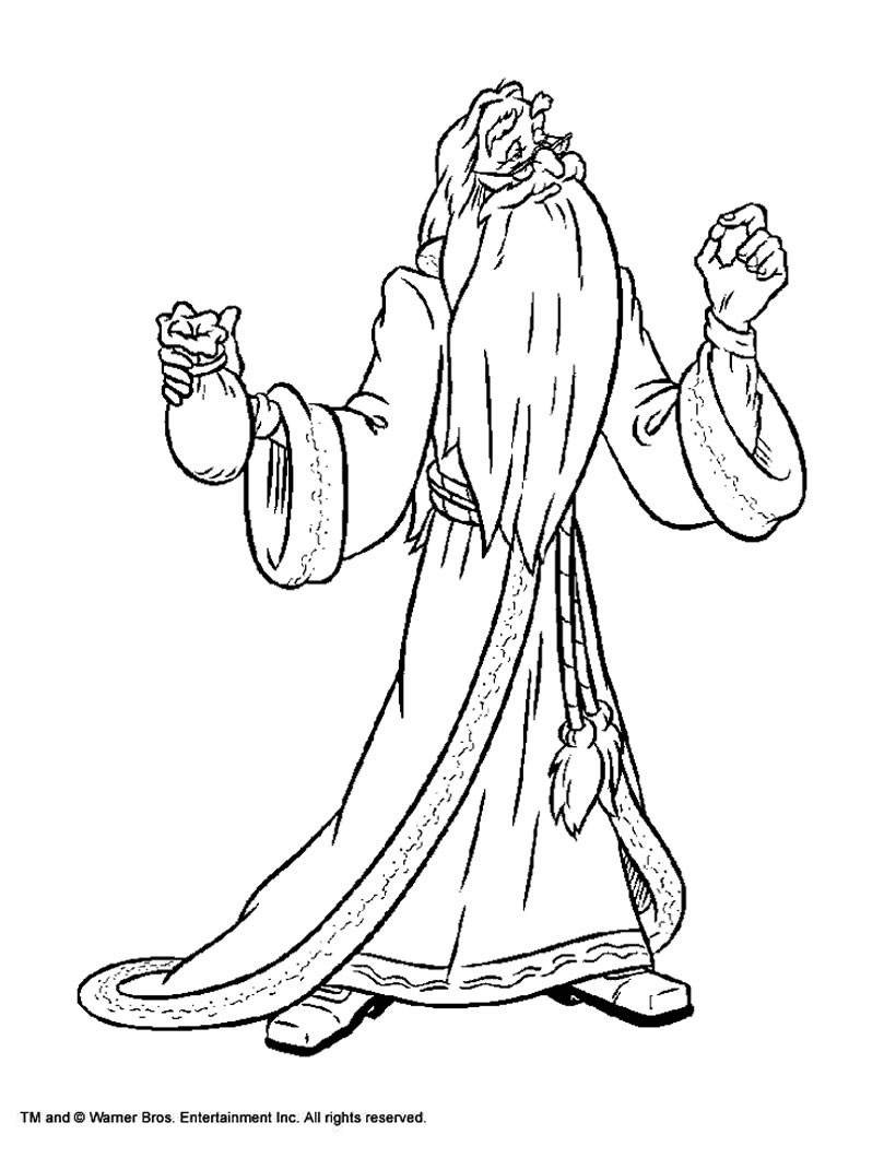Dumbledore coloring pages