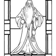 Albus dumbledore out coloring pages