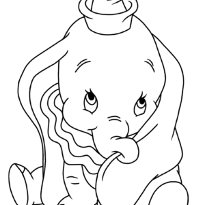 Dumbo coloring pages printable for free download