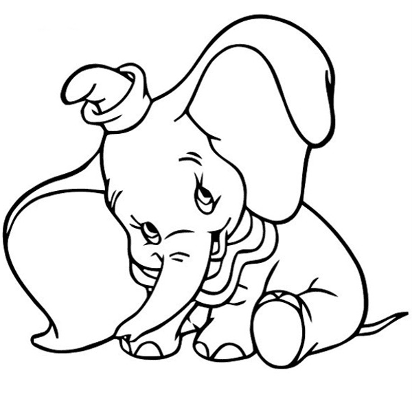 Dumbo coloring pages printable for free download