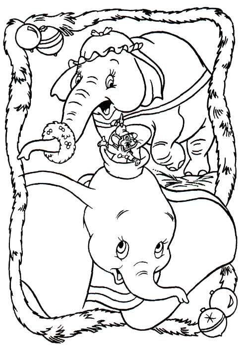 Dumbo coloring pages