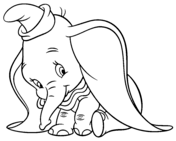 Dumbo coloring pages free coloring pages