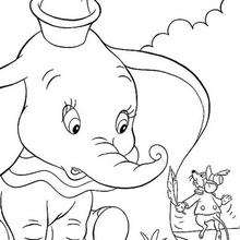 Dumbo coloring pages