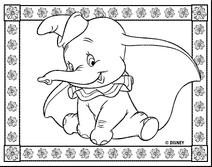 Dumbo coloring pages