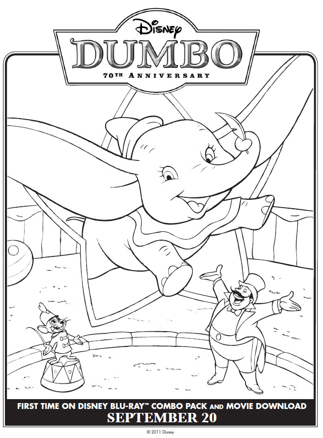 Printable disney dumbo coloring page â printables for kids â free word search puzzles coloring pages and other activities