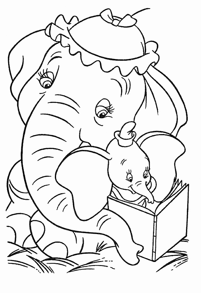 Dumbo coloring pages