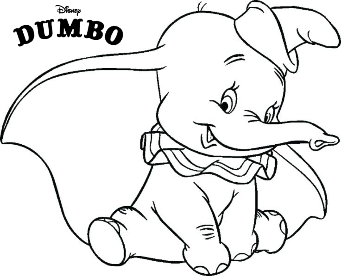 Baby elephant dumbo is unbelievably cute coloring pages cute elephant disney movie dumboâ disney coloring pages elephant coloring page cartoon coloring pages