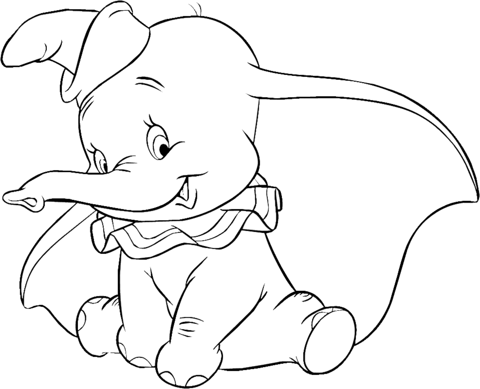 Dumbo coloring pages