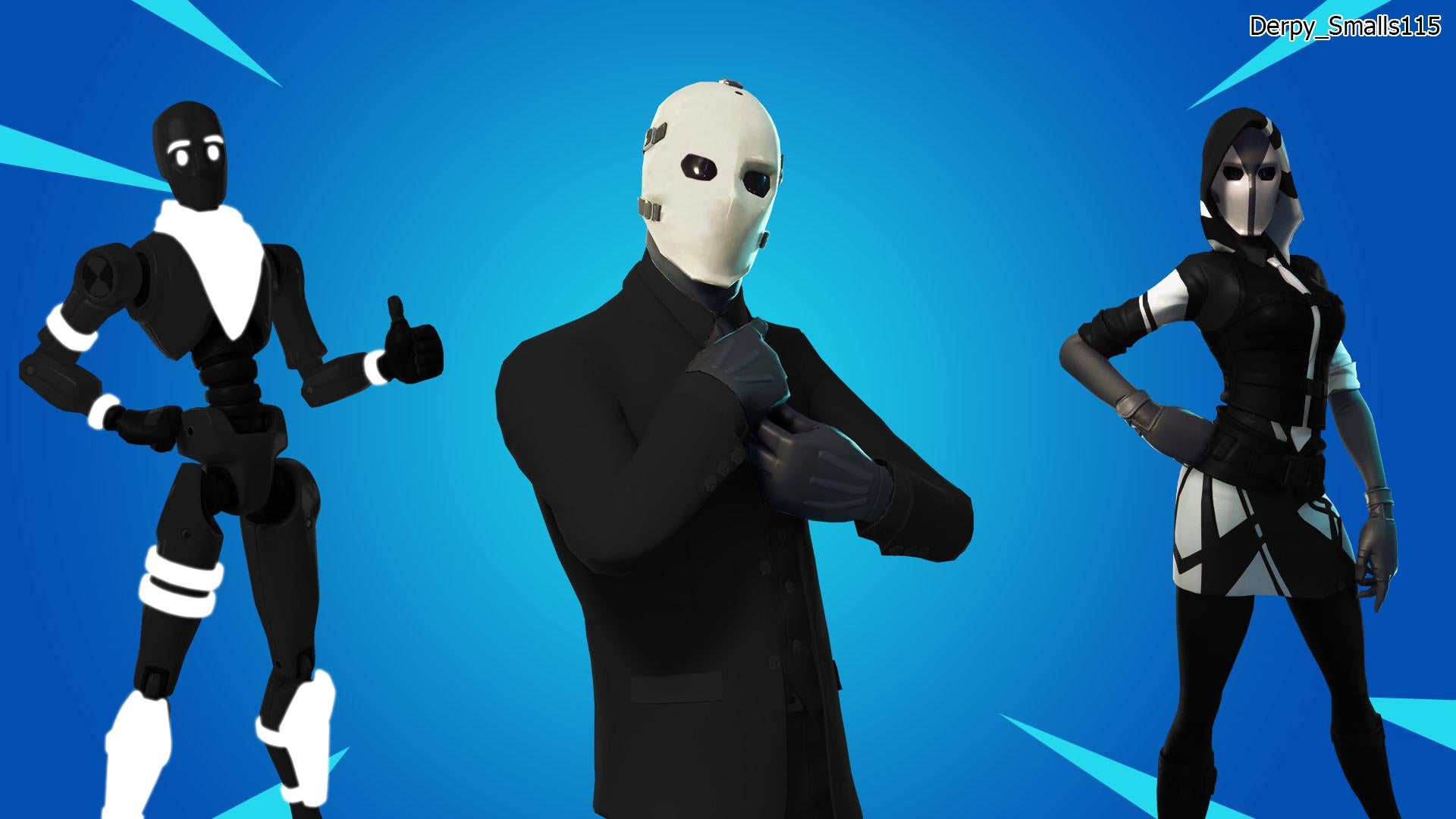 Made some more styles for some fortnite skins dummy is the only shadow skins the others are like the black suits or cards rfortnitebr