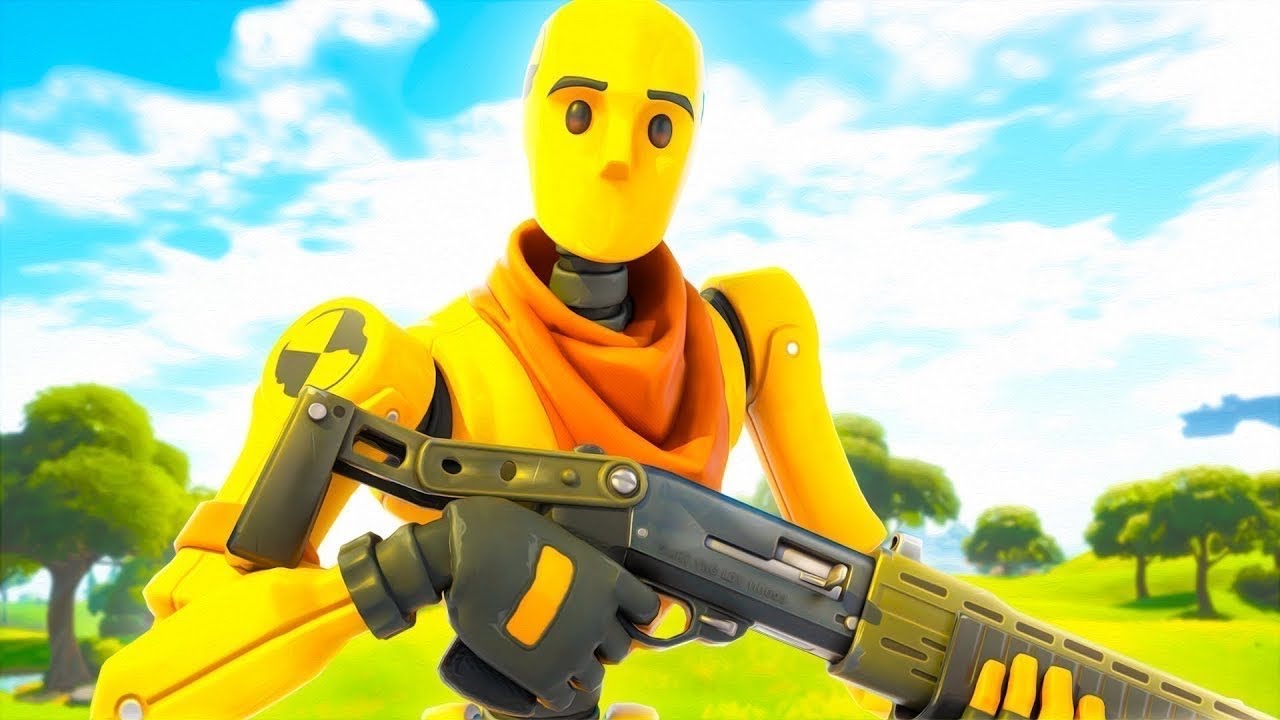 The dummy skin gameplay in fortnite chapter season