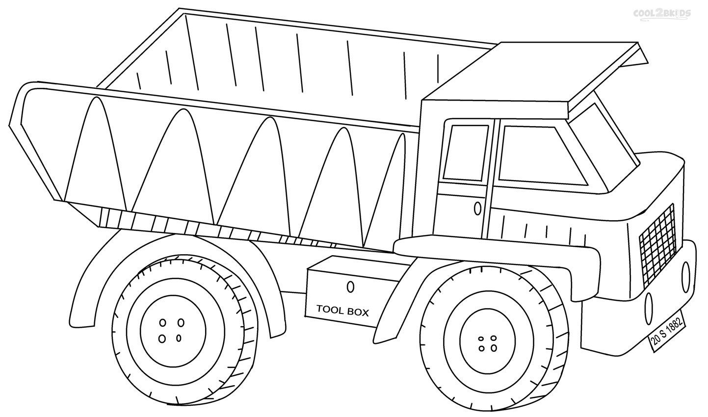 Printable dump truck coloring pages for kids coolbkids truck coloring pages monster truck coloring pages free printable coloring pages