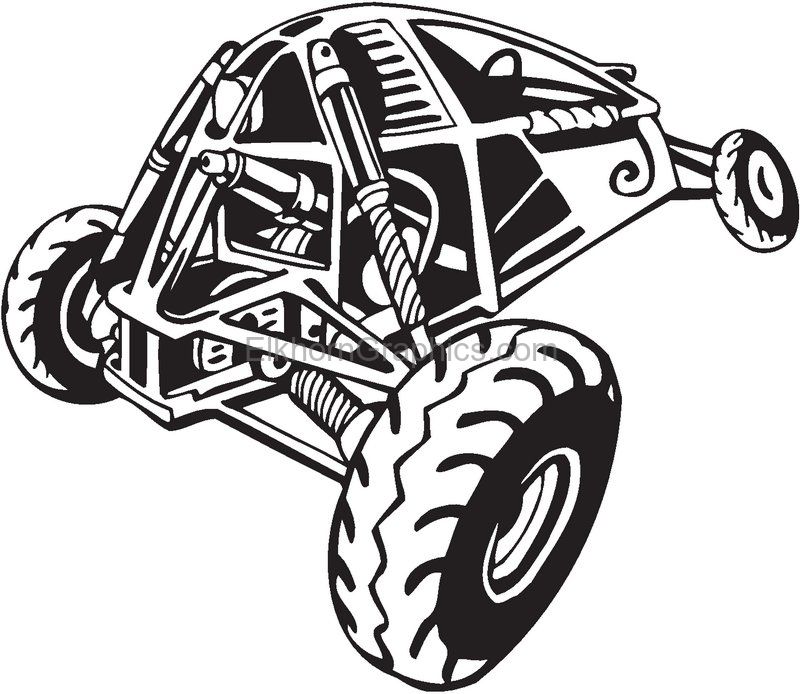 Dune buggy sticker