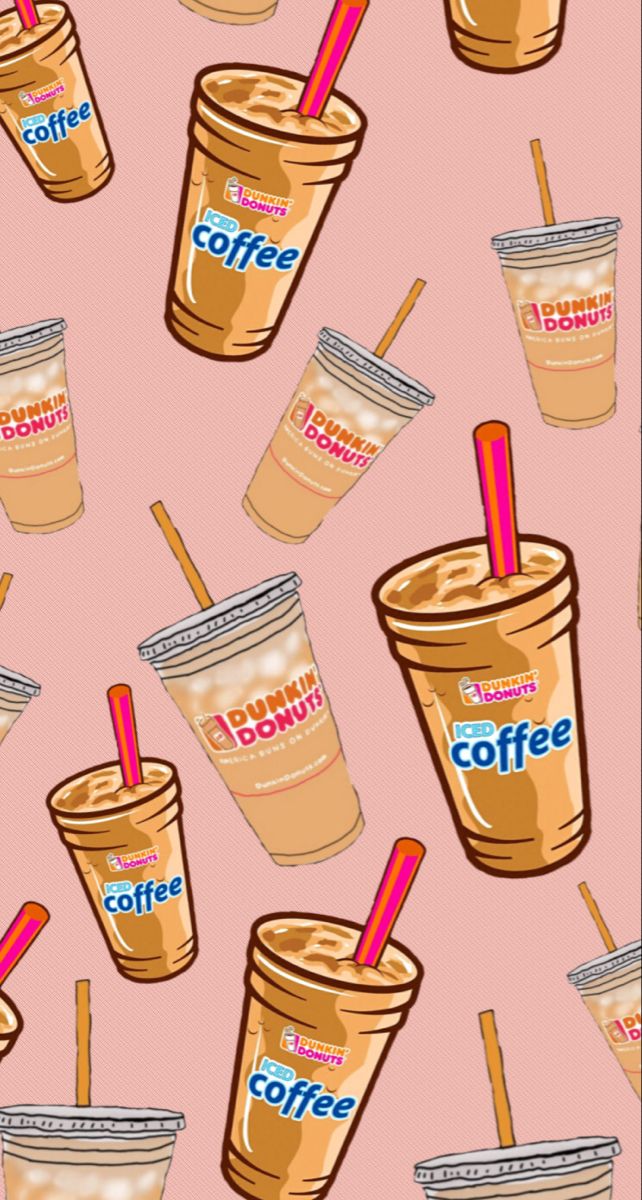 Wallpaper dunkin boba tea iphone background iphone wallpaper