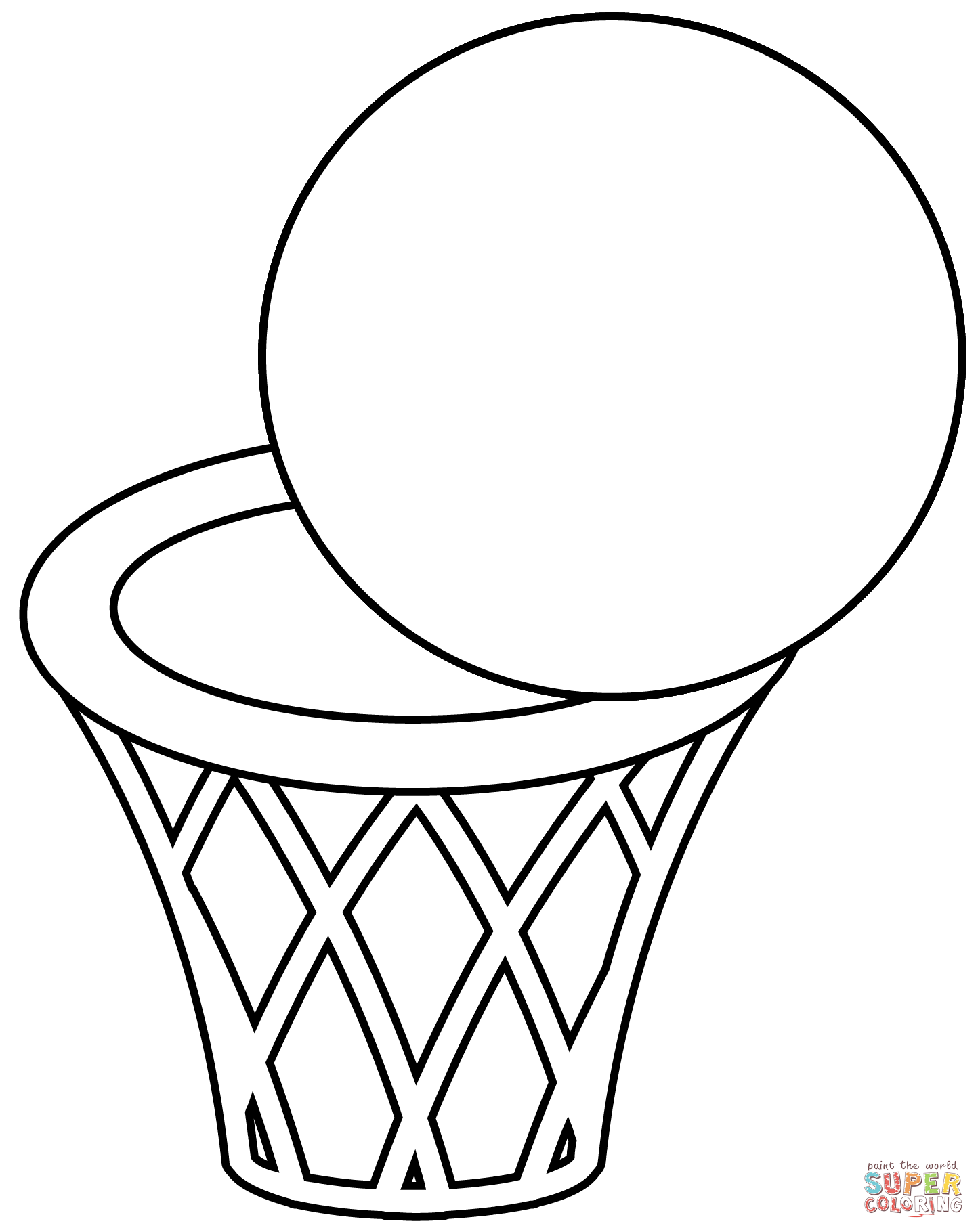 Basketball emoji coloring page free printable coloring pages