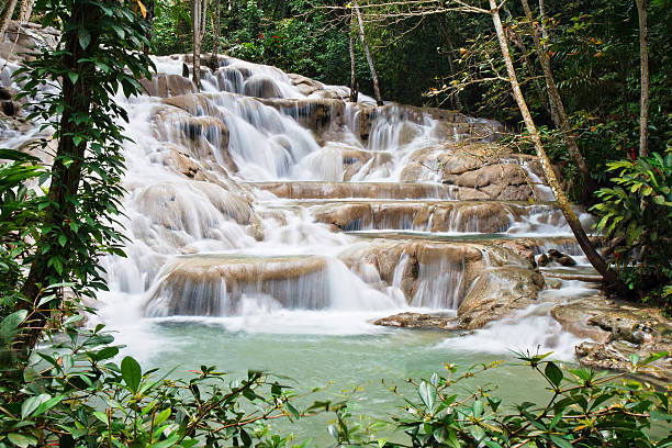 Dunns river falls stock photos pictures royalty