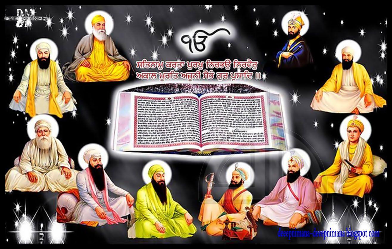 Wallpapers of sikh gurus