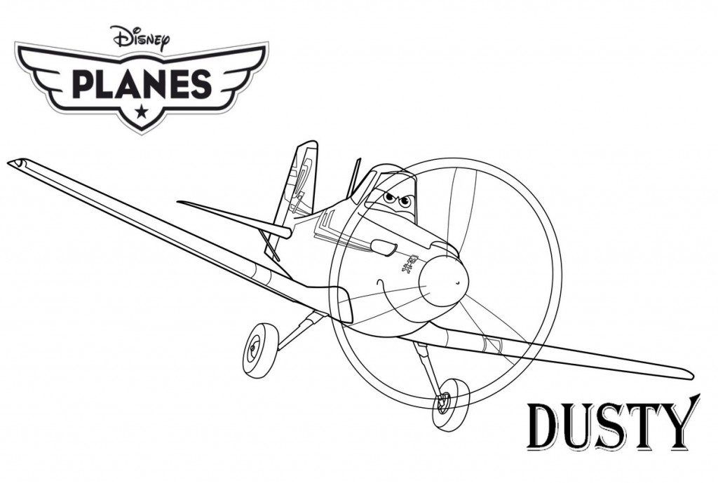 Planes coloring pages