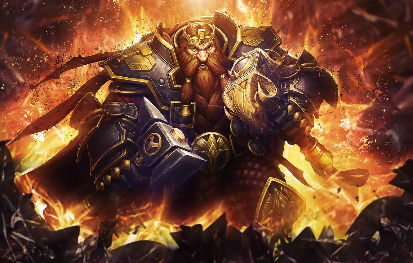 Wallpaper wow world of warcraft dwarf hearthstone heroes of warcraft magni bronzebeard images for desktop section ððññ