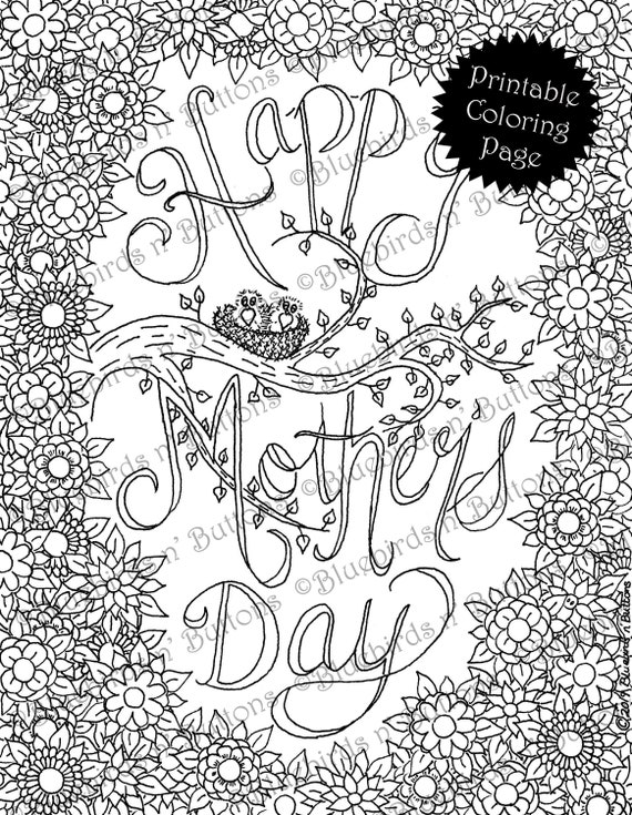 Coloring page printable coloring page may coloring mothers day coloring page download adult coloring page kids coloring pages