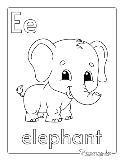 Free printable alphabet coloring pages for kids