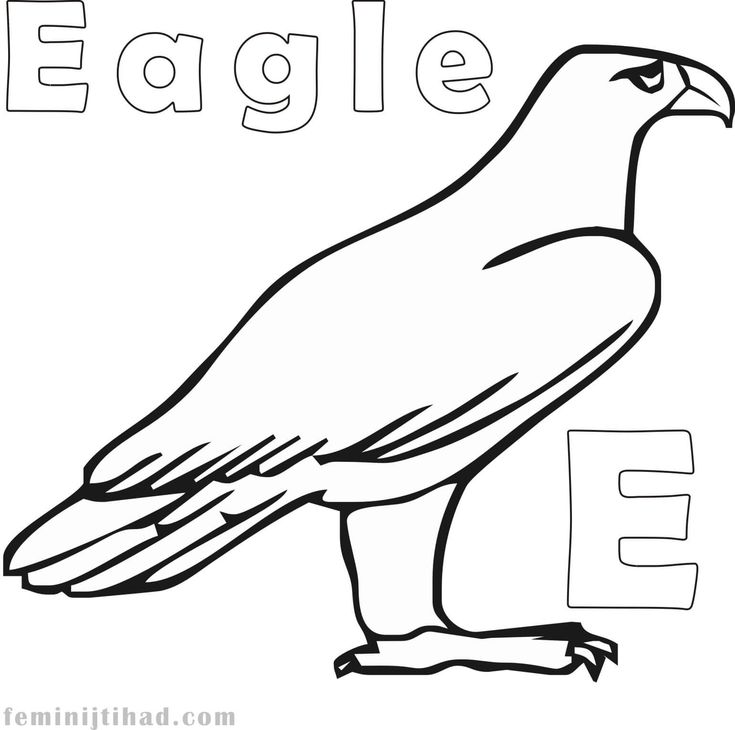 Printable eagle coloring pages pdf