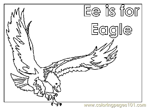 E is for eagle color activities coloring pages coloring pages for kids