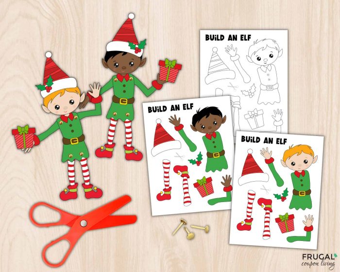 How to elf yourself free printable elf template paper craft