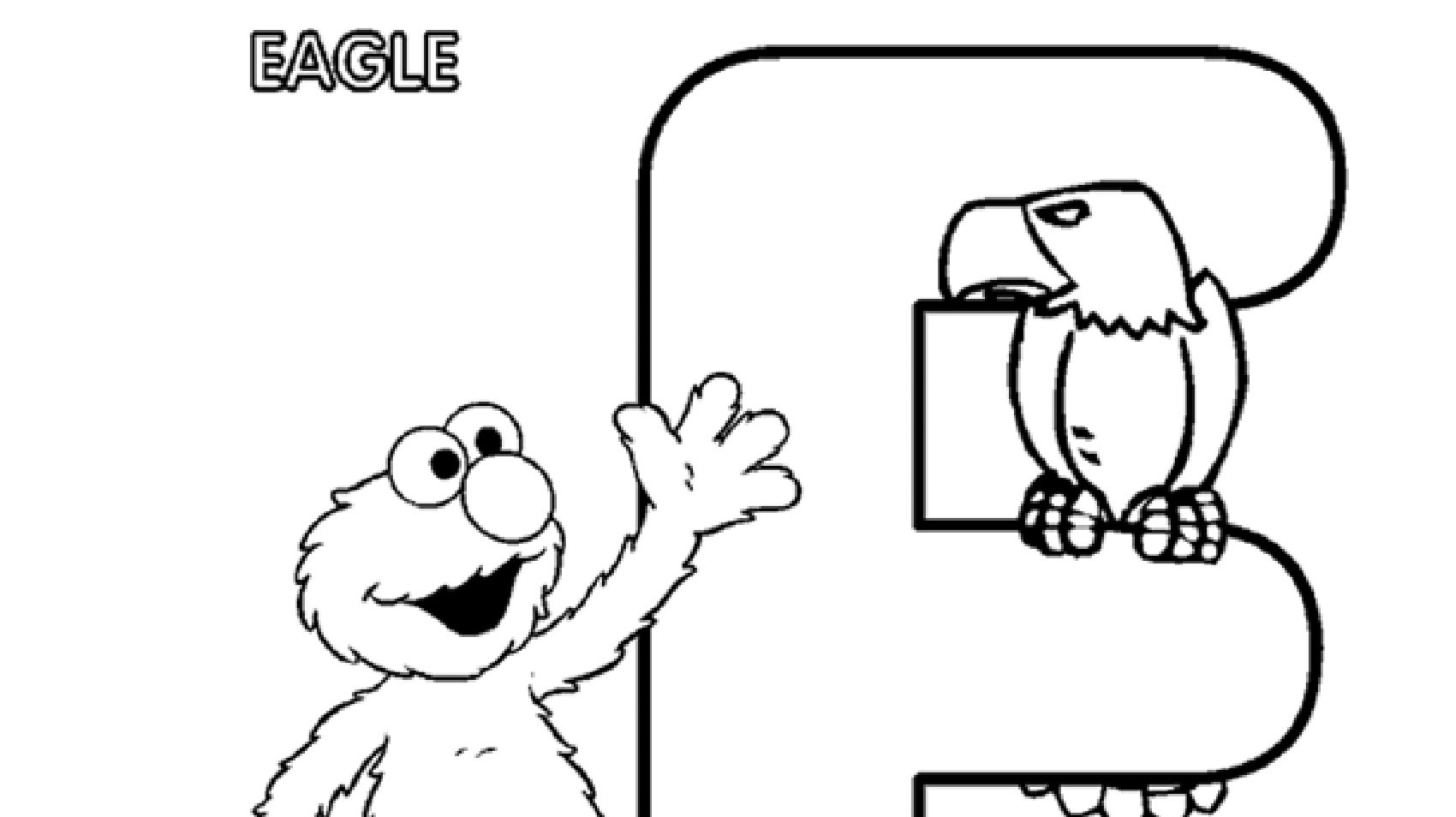 The letter e coloring page kids coloringâ kids for parents