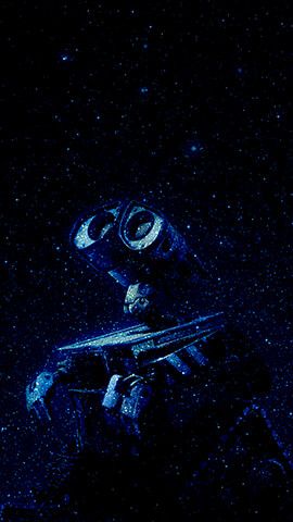 Wall e space disney wallpaper space artwork cartoon wallpaper