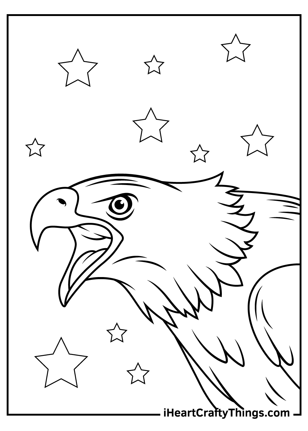 Bald eagle coloring pages updated