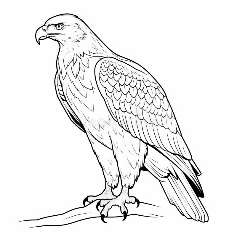 Bald eagle coloring book stock illustrations â bald eagle coloring book stock illustrations vectors clipart