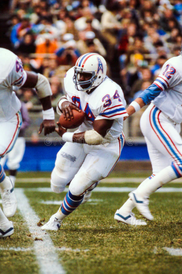 Houston oilers rb earl campbell editorial photography