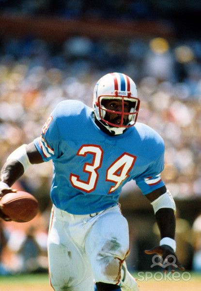 Earl campbell titans football oakland raiders football