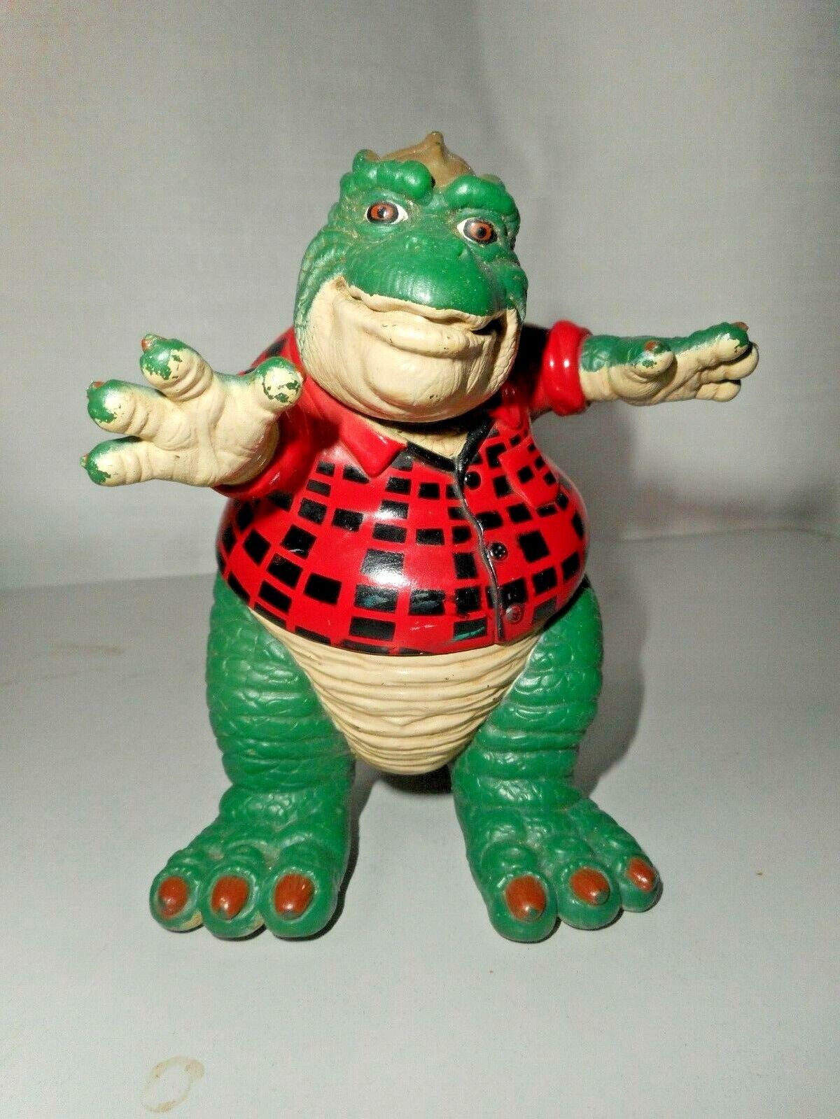 Disney dinosaurs tv show figure toy vintage earl sinclair dad s hard plastic