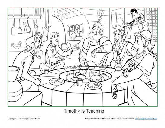 Simple bible coloring pages on sunday school zone