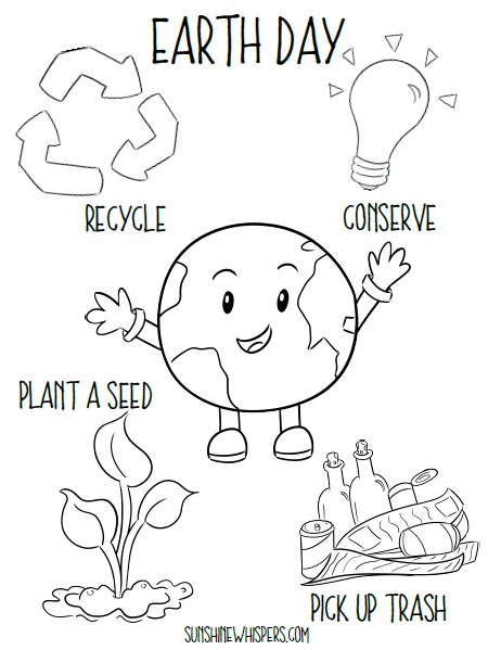 Free earth day printables for kids