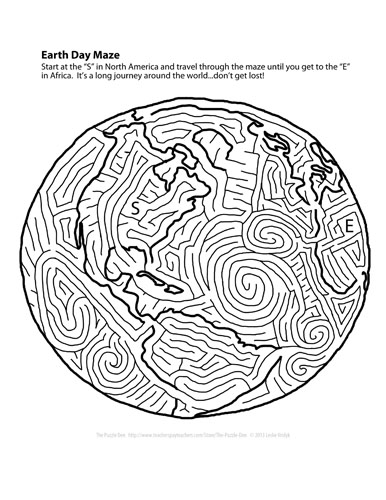 The puzzle den earth day puzzles