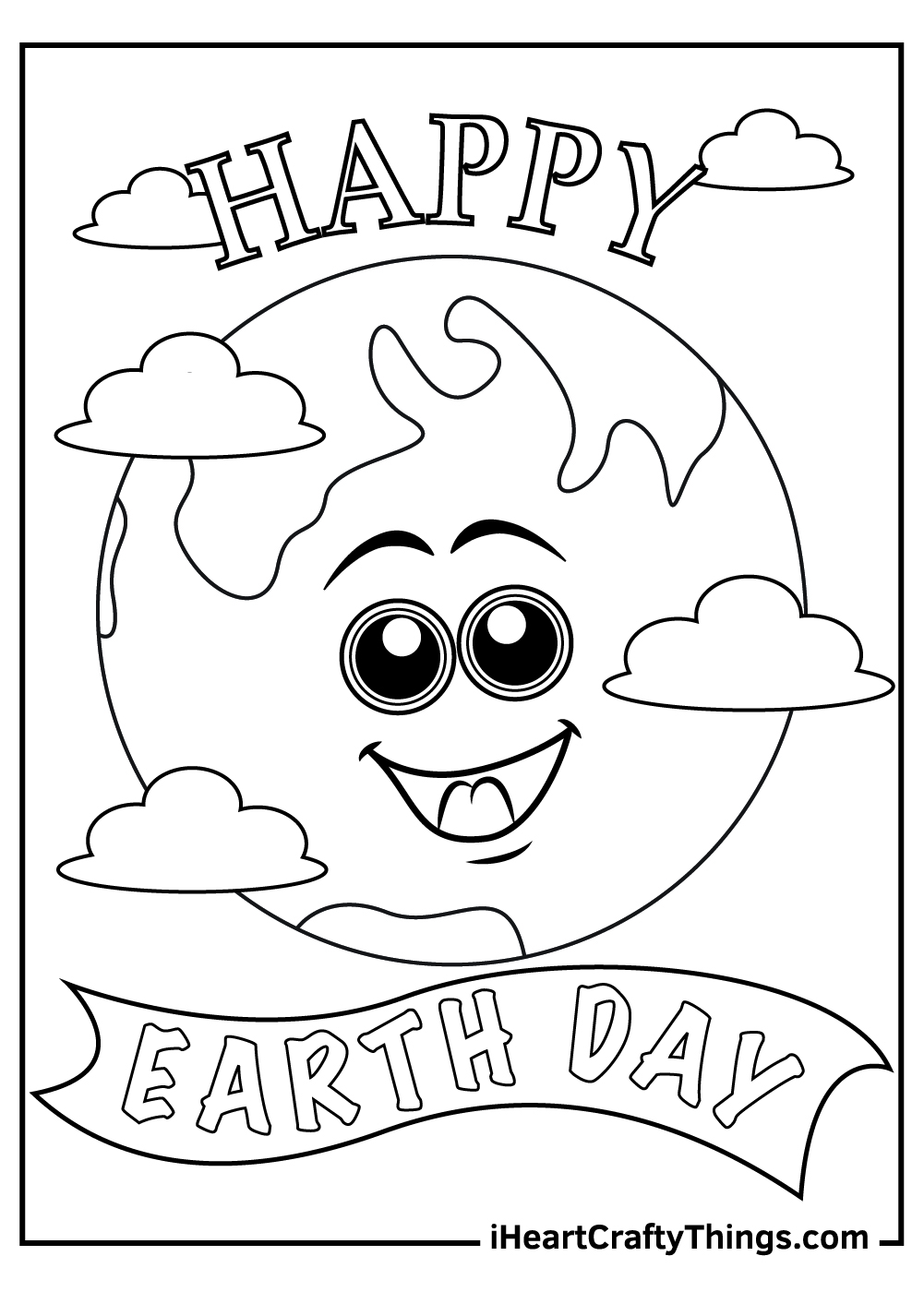 Earth day coloring pages free printables